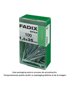 Clavo Acero 1.4x35mm Cabeza Reducida 100 Unidades FADIX