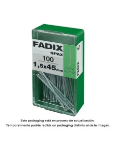 Clavo Acero 1.4x45mm Cabeza Reducida Caja 100 Unidades FADIX