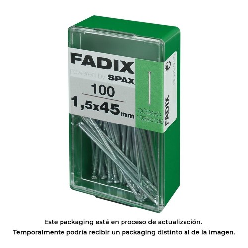 Clavo Acero 1.4x45mm Cabeza Reducida Caja 100 Unidades FADIX