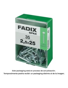 Clavo Acero 2.5x25mm Caja 35 Unidades FADIX