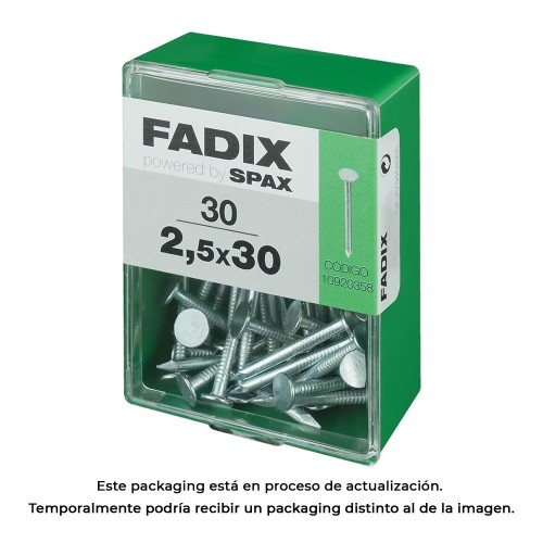Clavos Acero 2.5x30mm Caja 30 Unidades FADIX