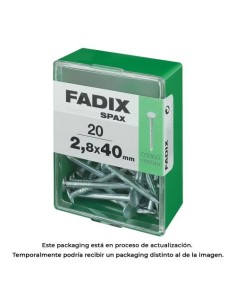 Clavo Acero 2.8x40mm Cabeza Ancha Caja 20 Unidades FADIX