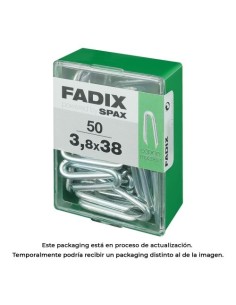 Grampillones Acero Zincado 3.8x38mm 50Unidades FADIX