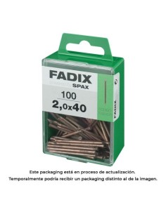 Clavo Acero 2x40mm 100 Unidades Rodapié FADIX