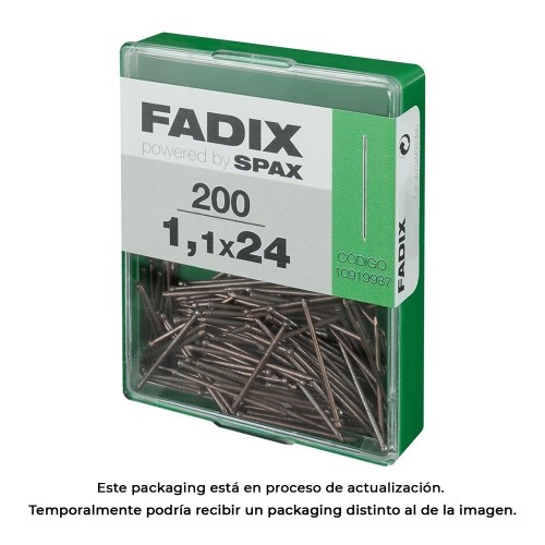 Clavos Acero 1.1x24mm 200Unidades FADIX
