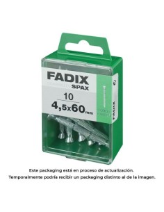 Clavo Acero Rayado 4.5x60mm Caja 10 Unidades FADIX