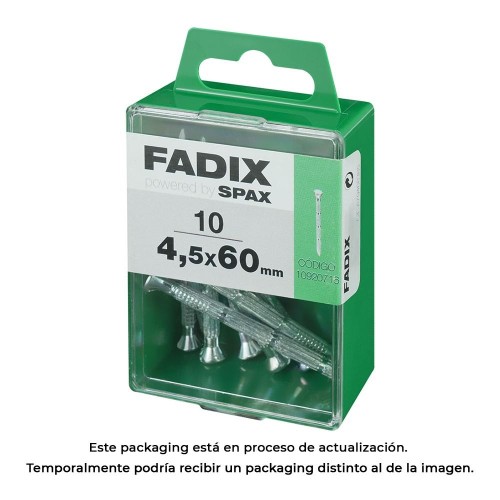Clavo Acero Rayado 4.5x60mm Caja 10 Unidades FADIX