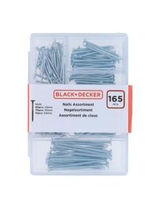 Surtido Clavos 165Unidades BLACK+DECKER