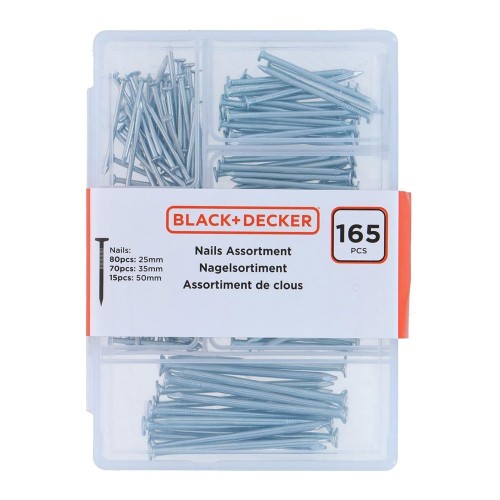 Surtido Clavos 165Unidades BLACK+DECKER