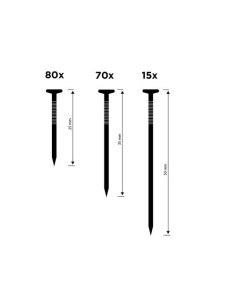 Surtido Clavos 165Unidades BLACK+DECKER 2