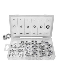 Tuercas Metálicas Con Freno Medidas M4 M5 M6 M8 M10 M12 100Unidades BENSON