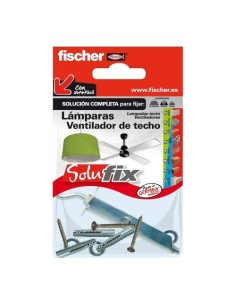 Kit Montaje Lámparas Ventiladores Techo Tornillería Fischer