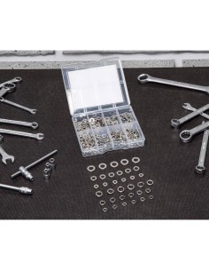 Surtido Arandelas Planas Seguridad Negro Plata 120Unidades BLACK+DECKER 2