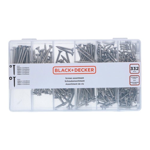 Tornillos Para Madera Cabeza Philips Surtido BLACK+DECKER