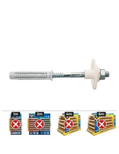 Fijación Lavabo Hierro 10x120mm 2Unidades CELO