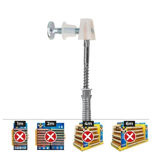 Fijación Horizontal WC 2Unidades FWCH30 CELO