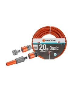 Kit Manguera Jardín PVC 20m 13mm 1/2" Accesorios GARDENA