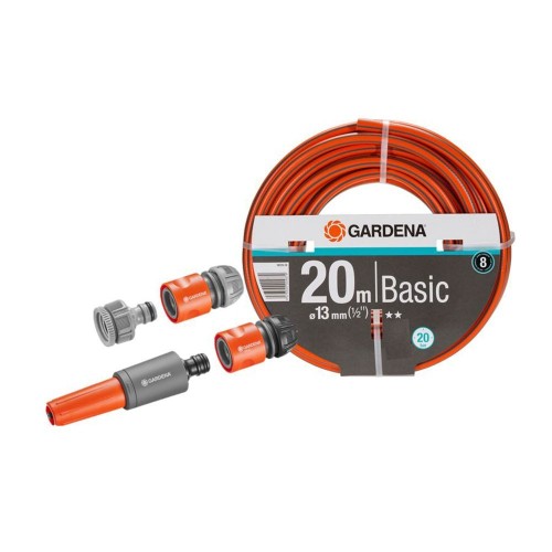 Kit Manguera Jardín PVC 20m 13mm 1/2" Accesorios GARDENA