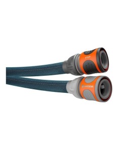 Manguera Textil 20m 19mm 3/4 Pulgadas Conectores Negro Gardena