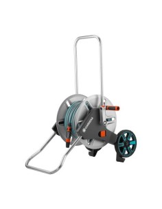 Carro Portamanguera Metal 25m Ø15mm Soporte Ajustable Gardena