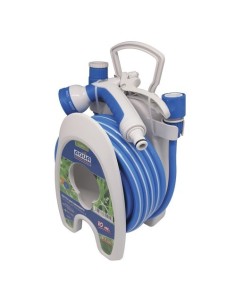 Carro Porta Manguera PVC 10m Ø8mm Pistola 7 Riegos Aqua Control 2