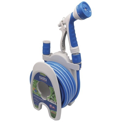 Carro Porta Manguera PVC 10m Ø8mm Pistola 7 Riegos Aqua Control Carro Porta Manguera PVC 10m Ø8mm Pistola 7 Riegos Aqua Control