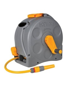 Portamanguera Plástico Con 25m Manguera Compacta HOZELOCK