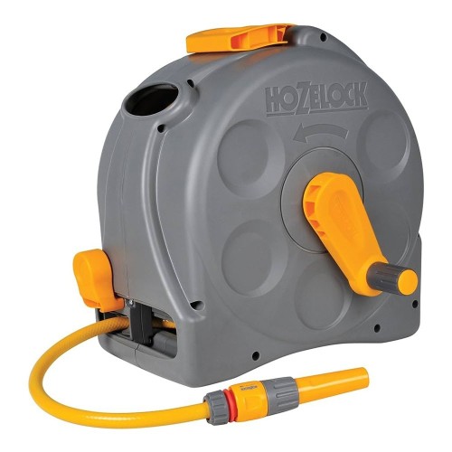 Portamanguera Plástico Con 25m Manguera Compacta HOZELOCK