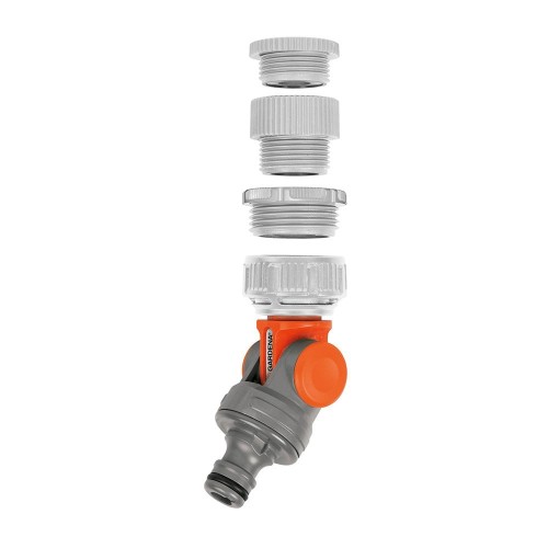 Conector Articulado Polipropileno Adaptadores 1pulg 34pulg 58pulg 12pulg Gardena