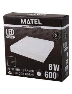 Downlight LED superficie cuadr.blanco 6W.(Fría, Cálida, Neutra) - 1 2