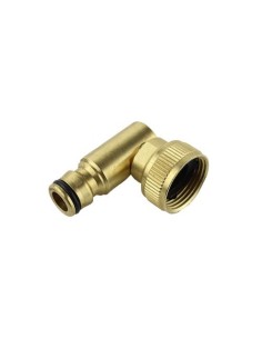 Adaptador Grifo Codo Latón Rosca Hembra 3/4 Pulgadas Aqua Control