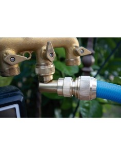 Adaptador Grifo Codo Latón Rosca Hembra 3/4 Pulgadas Aqua Control 2