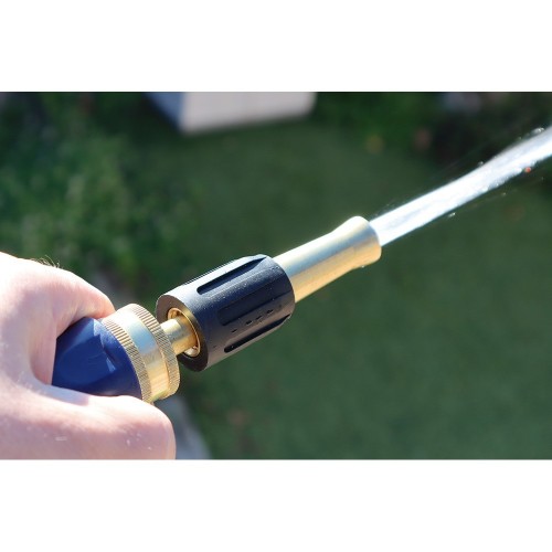 Lanza Regulable Latón Grip Caucho Rosca Hembra 3/4" Aqua Control