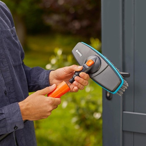 Cepillo Cerdas Suaves Orientable 360° Banda Plástico Blando Gardena