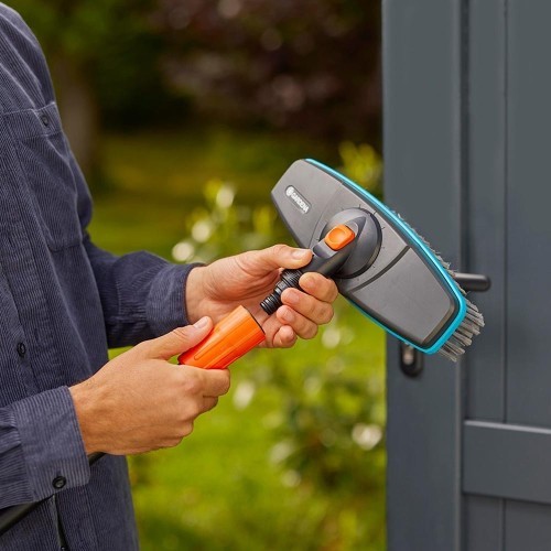 Cepillo Cerdas Suaves Orientable 360° Banda Plástico Blando Gardena Cepillo Cerdas Suaves Orientable 360° Banda Plástico Blando Gardena