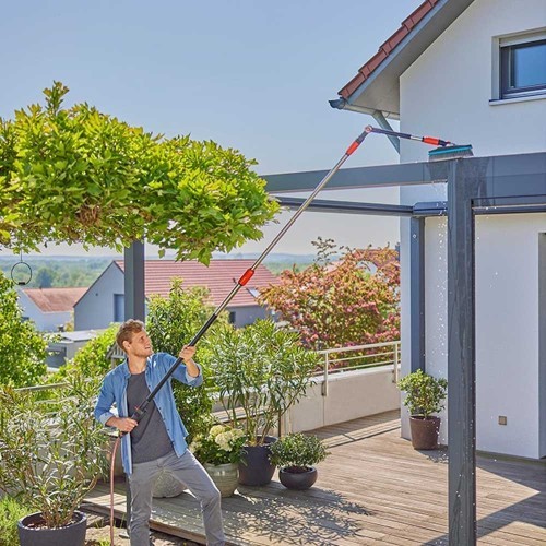 Mango Flexible 53cm Codo Regulable Acceso Difícil Limpieza Gardena