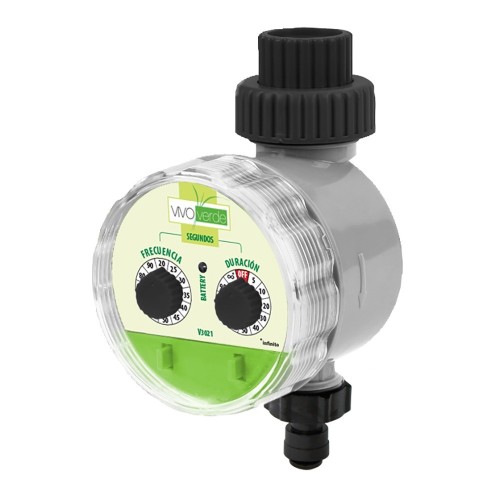 Programador Analógico Polipropileno 2xAA Anti UV VIVO VERDE