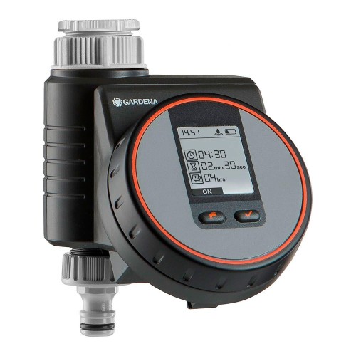 Programador De Riego Digital Polipropileno Duración1seg-99min Panel Desmontable Gardena