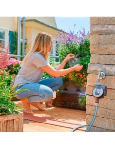 Programador De Riego Digital Polipropileno Duración1seg-99min Panel Desmontable Gardena 2