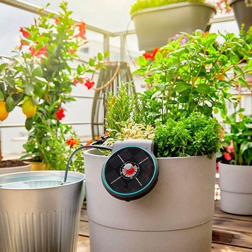 Kit Riego Por Goteo Con Bomba Solar 20m 20 Goteros 0.5l/h Gardena Kit Riego Por Goteo Con Bomba Solar 20m 20 Goteros 0.5l/h Gardena