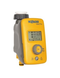 Programador Riego Automático Pantalla LCD 2 Salidas Agua HOZELOCK