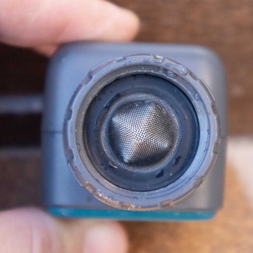 Caudalímetro Digital Conexión RH 3/4Pulgadas LCD Filtro Metálico Aqua Control