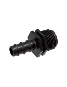 Adaptador Macho Polipropileno 16mm A Rosca 3/4 AntiuV Azul Blue Bird-Altadex