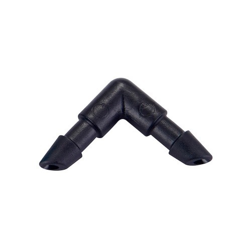 Codo Polipropileno 4mm Pack 25 Unidades Negro AntiuV BLUE BIRD-ALTADEX