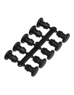 Tapones Polipropileno 4mm 10 Unidades Negro Blue Bird-Altadex