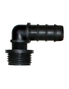 Codo Mixto PVC 16mm Rosca Macho 1/2 Pulgada 4 Unidades Aqua Control