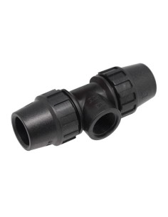 Conector T Polietileno Rosca Hembra 25mm Anti UV Aqua Control