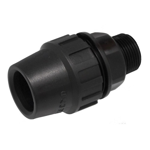 Terminal Rosca Macho Polietileno 32mm Anti UV Aqua Control