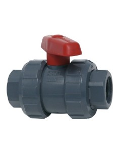 Válvula Esfera PVC 1/2Pulgada Tratamiento Anti UV Aqua Control