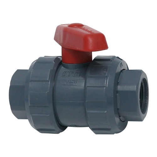 Válvula Esfera PVC 1/2Pulgada Tratamiento Anti UV Aqua Control